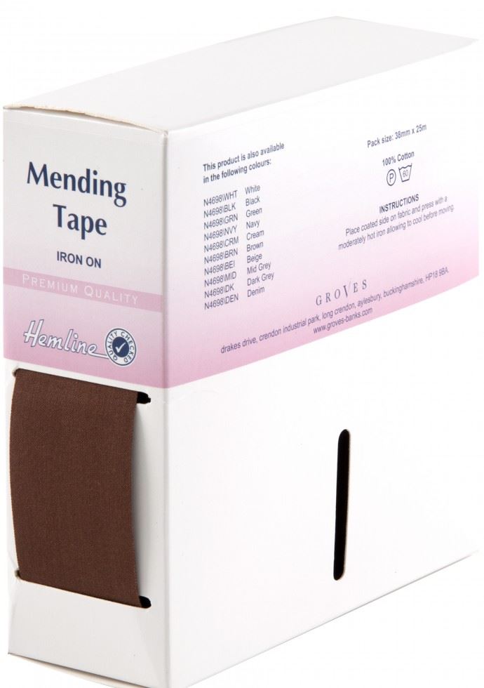 Hemline Brown Repair Mending Tape
