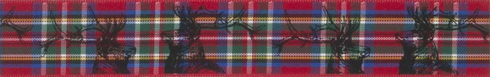 Tartan Stag Ribbon Royal Stewart