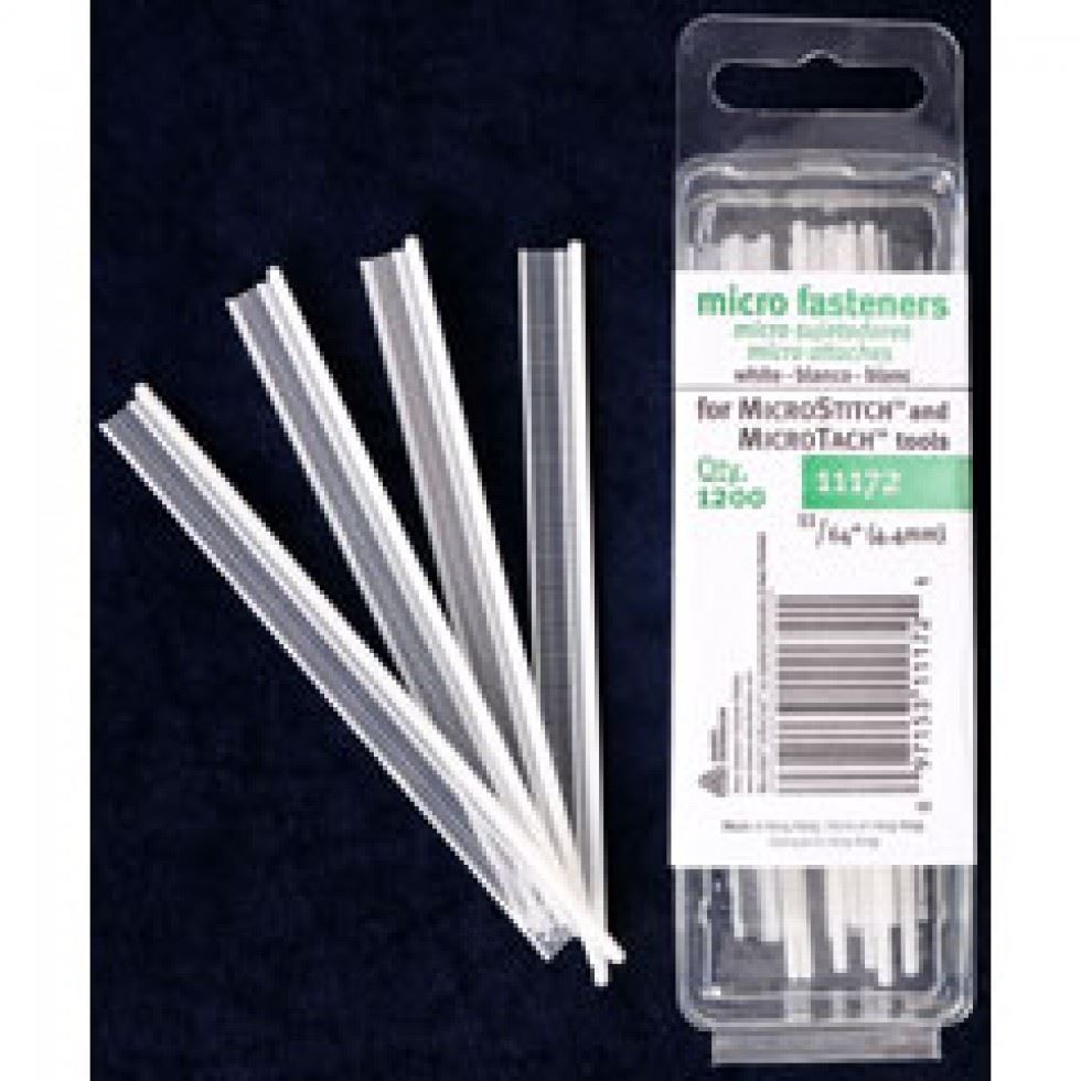 Avery Dennison MicroStitch Fastener Refill White