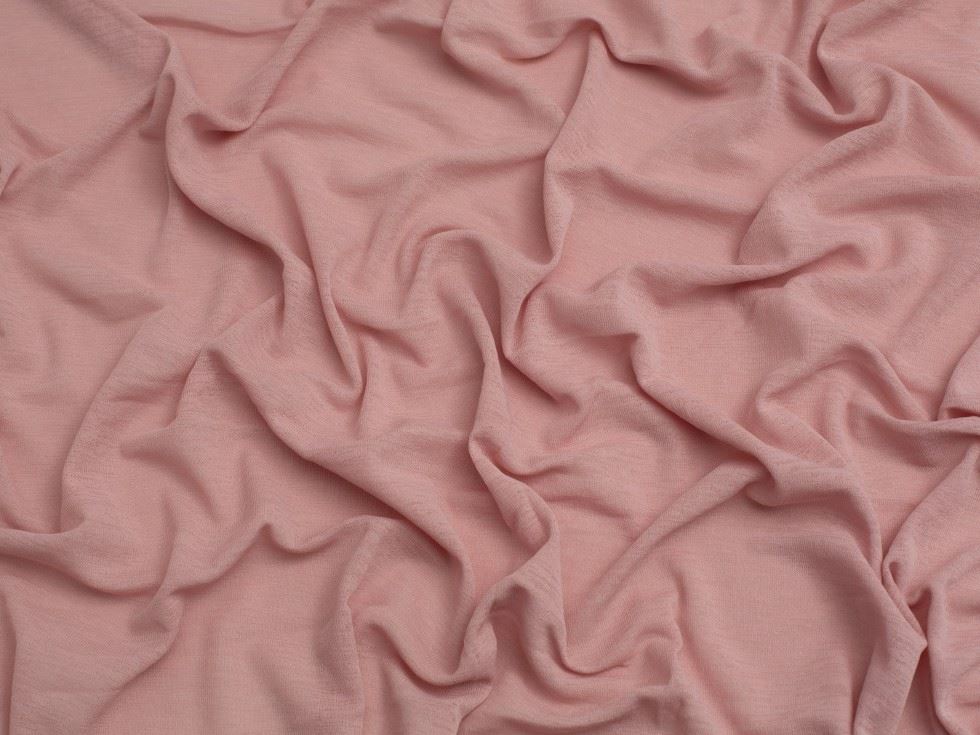 Minerva Core Range Blush Onion Skin Fine Sweater Knit Stretch Fabric