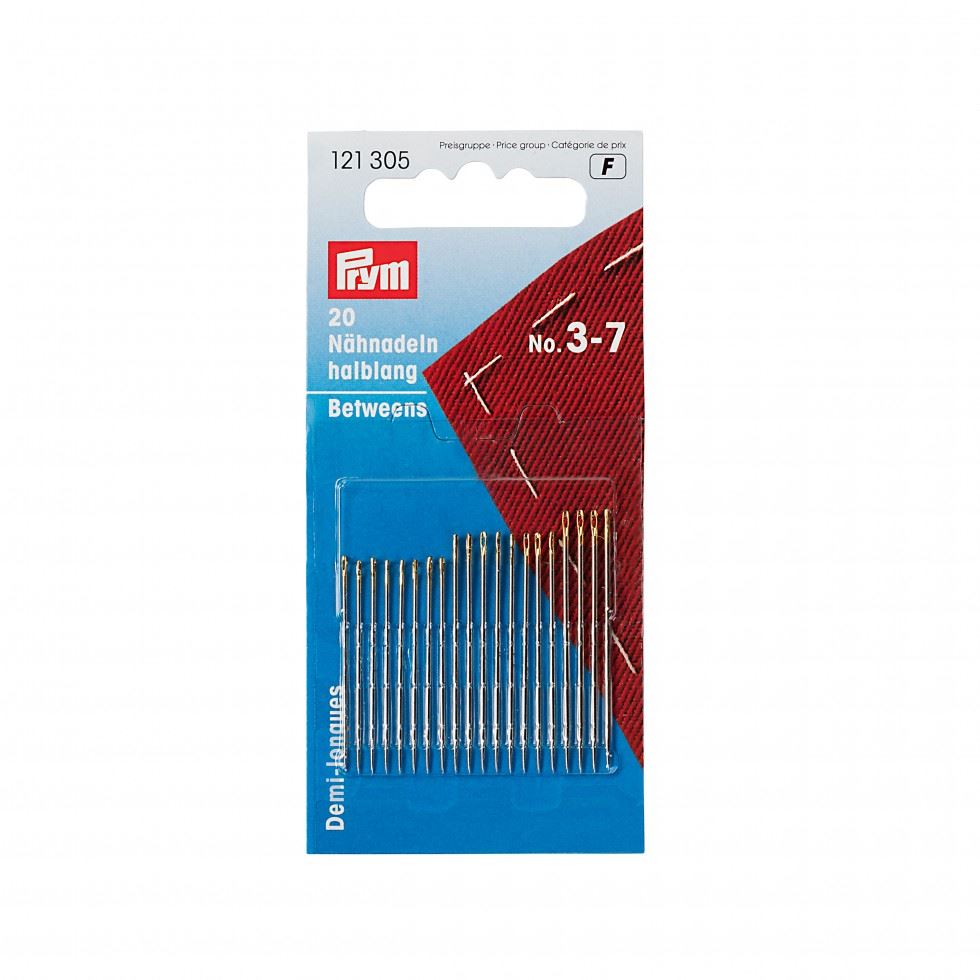Prym Nähnadeln silber halblang No. 3-7 20 Stück