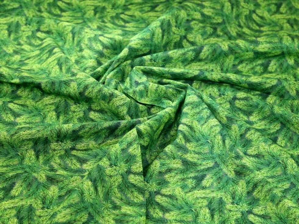 Green Deadstock 100% Cotton Fabric
