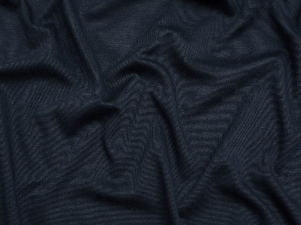 Minerva Core Range Brushed Ponte Roma Double Stretch Knit Fabric Deep Navy Blue