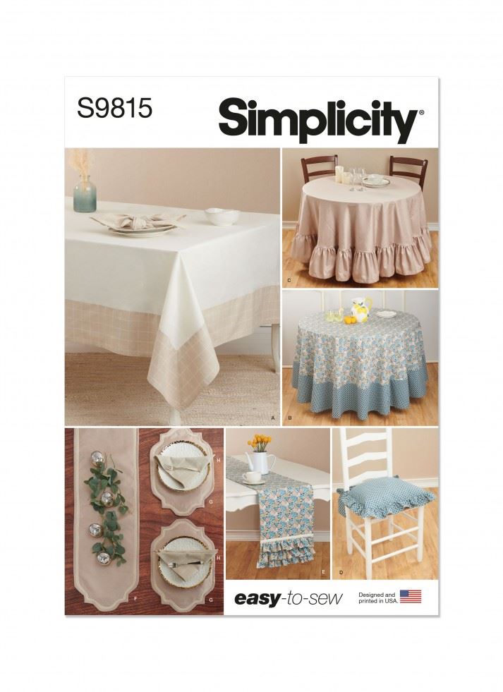 Simplicity Sewing Pattern 9815