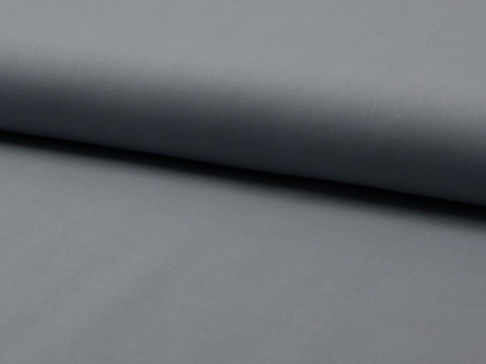 Silver Grey Deadstock Cotton Voile Fabric