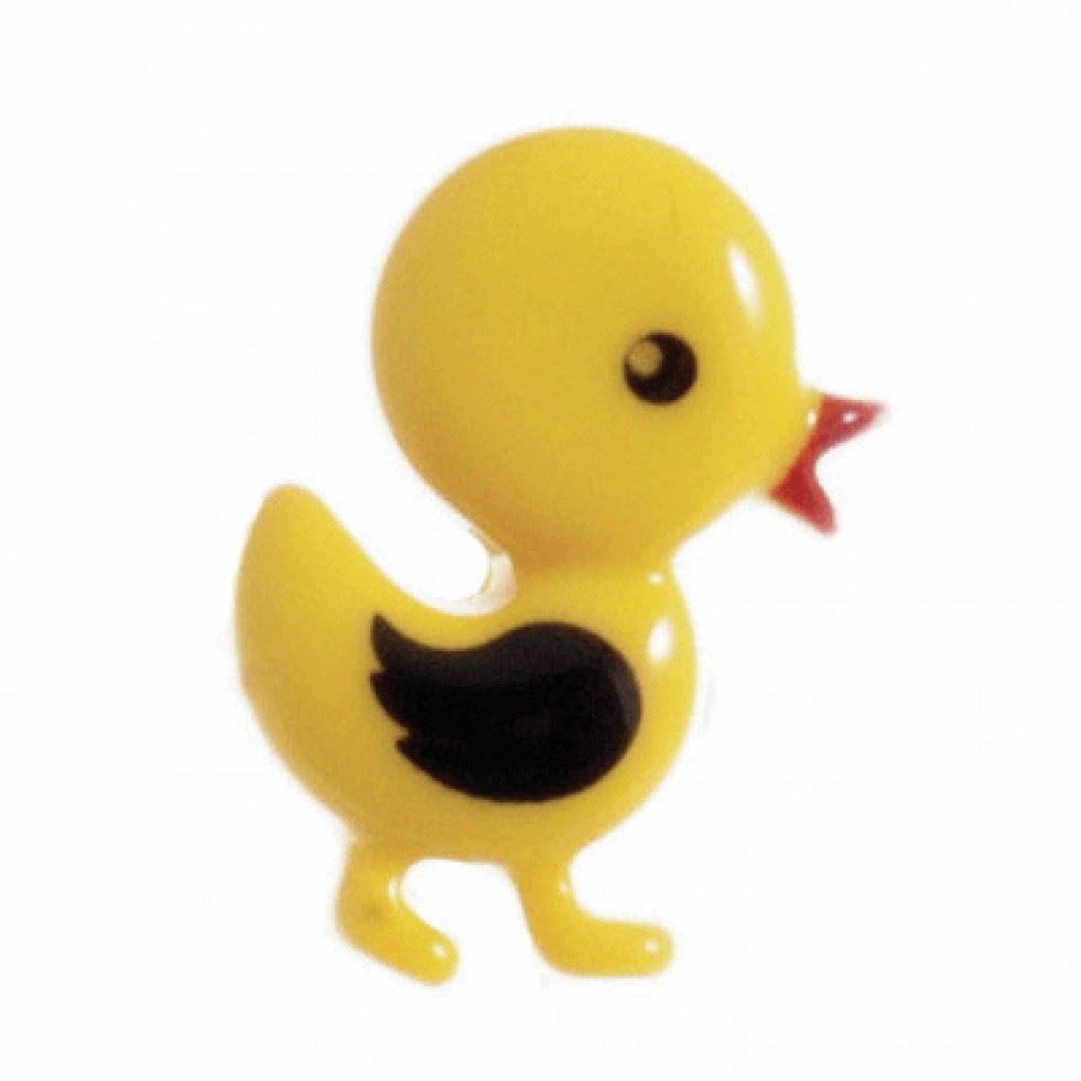 Hemline Yellow Duck Shape Buttons