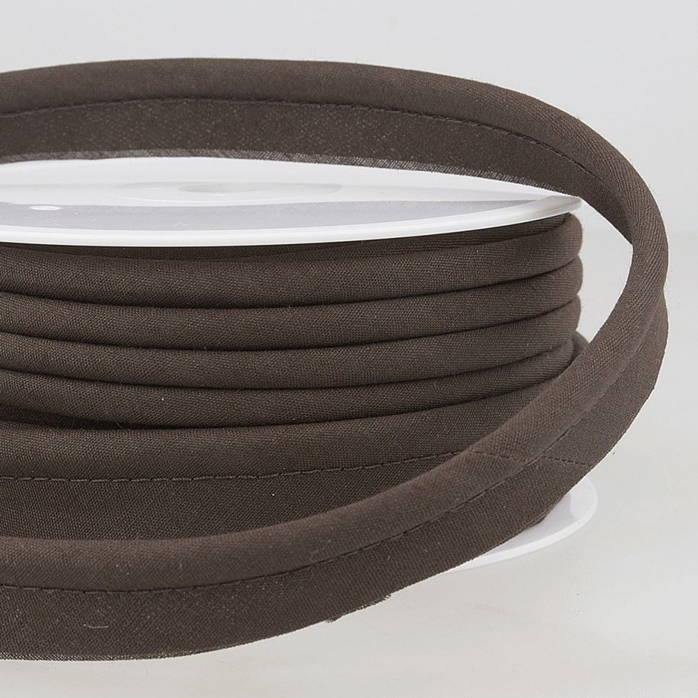 Stephanoise Flanged Piping Cord Coffee Brown
 