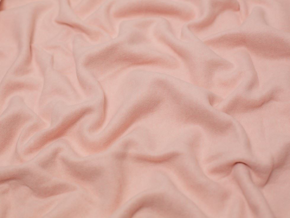 Minerva Core Range Heavy 100% Cotton Fleece Fabric Blush Pink
