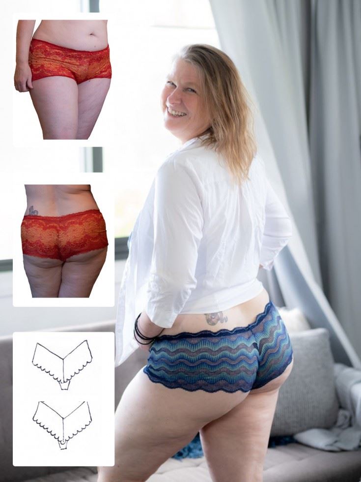 Booby Traps Paper Sewing Pattern Basque Knickers
 