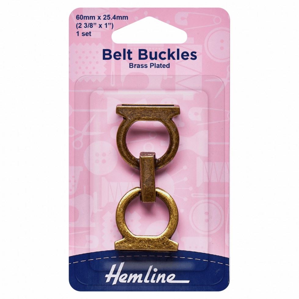 Hemline Antique Gold Belt Buckle