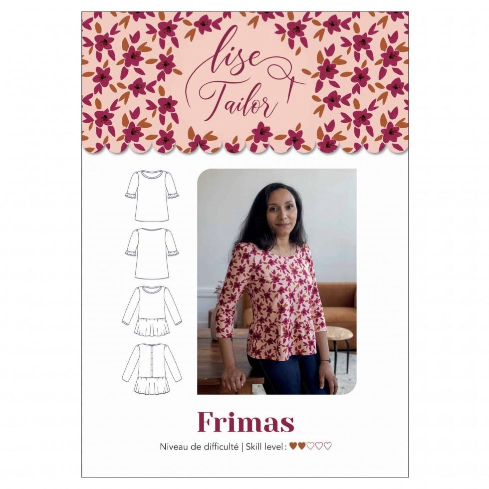 Lise Tailor Sewing Pattern Frimas Top