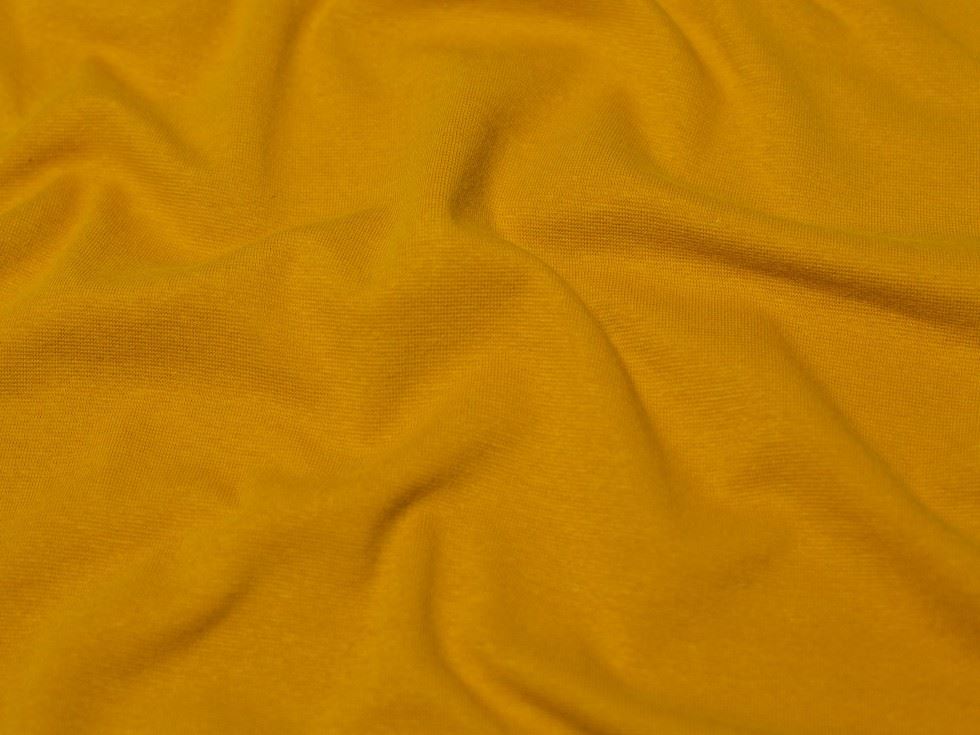 Minerva Core Range Tubular Ribbing Stretch Knit Fabric Mustard
 