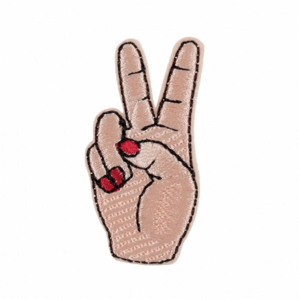 Craft Factory Patch Motif Peace Sign
