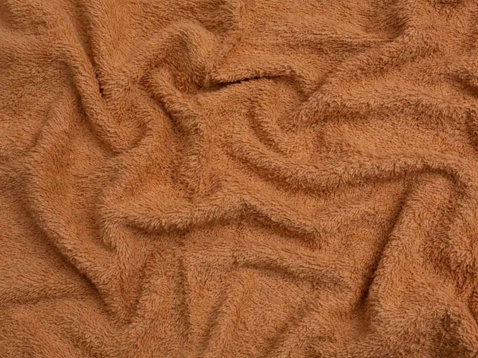Minerva Core Range Light Rust Luxury Cotton Towelling Fabric