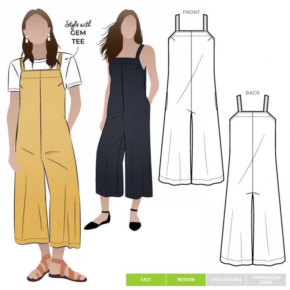 Style Arc Sewing Pattern Mildred Jumpsuit