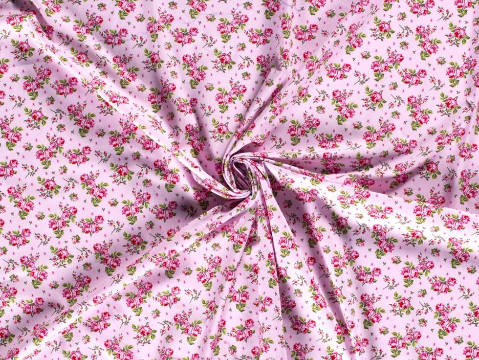 100% Cotton Poplin Fabric Pink
 