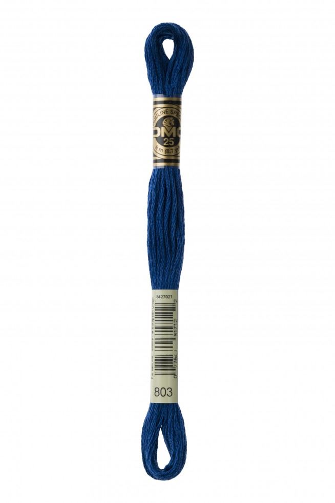 Dmc 803 Stranded Cotton Embroidery Thread