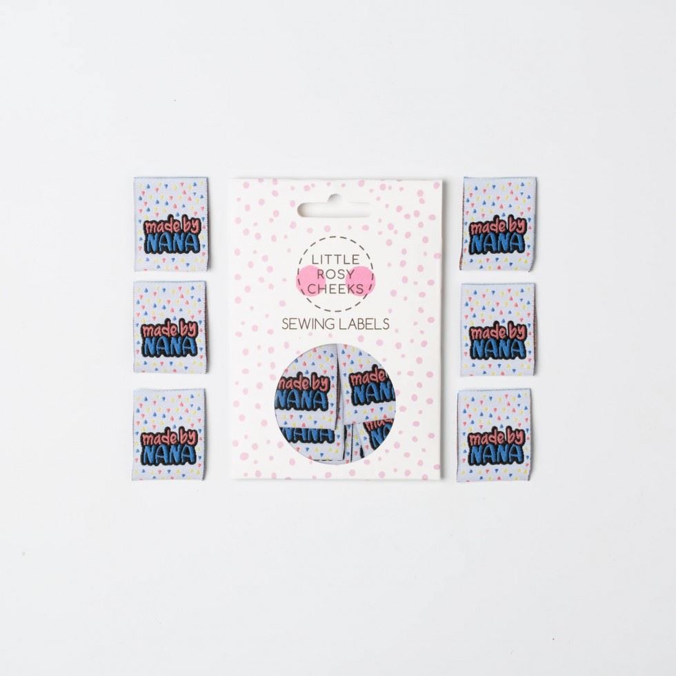 Little Rosy Cheeks Made By Nana Woven Labels
