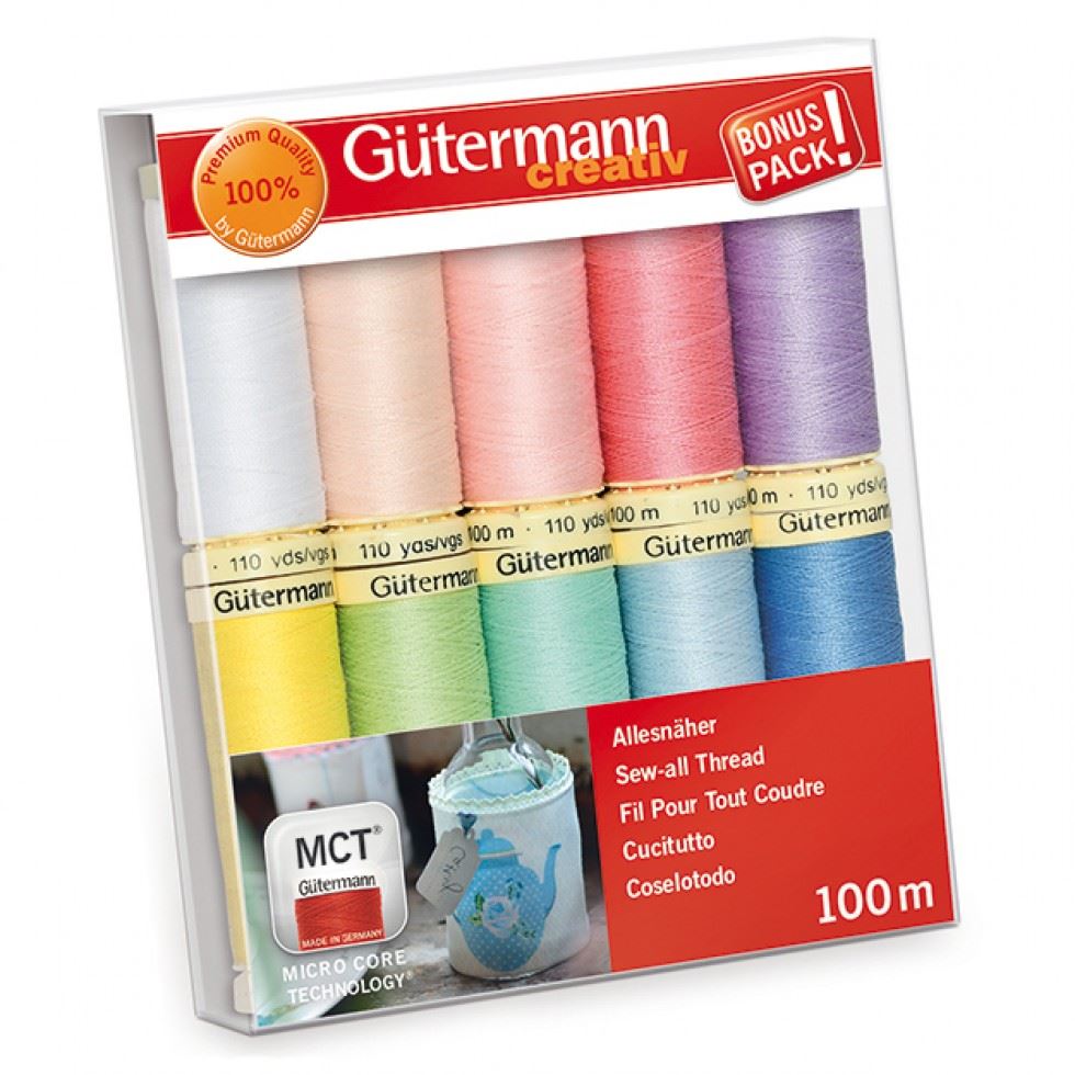 Gutermann Sew All Thread Set Pastel
 