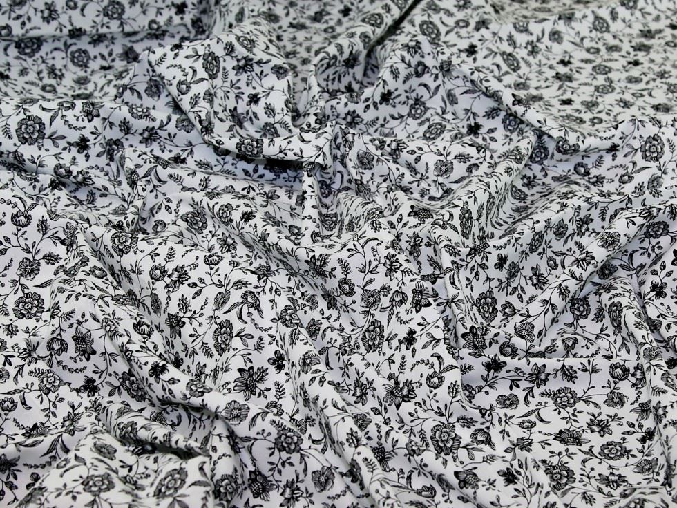 Deadstock 100% Cotton Poplin Fabric White
 