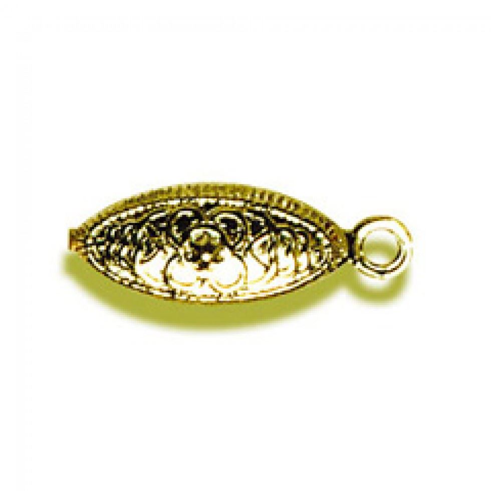 Trimits Gold Flat Clasp Findings (Value Pack Of 5)