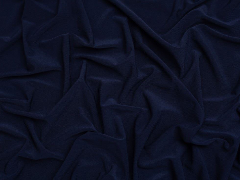 Minerva Core Range Ritual ITY Silky Stretch Knit Fabric French Navy
 