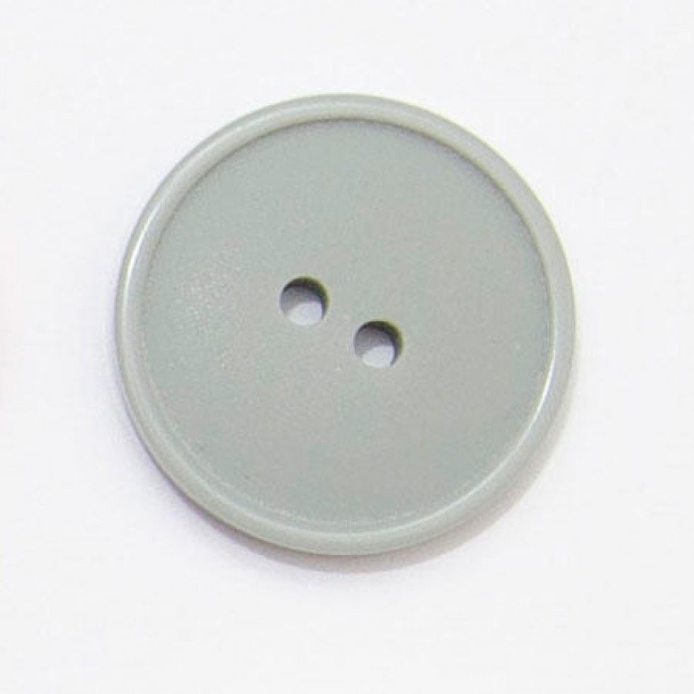Round Plastic Buttons (Value Pack) Grey