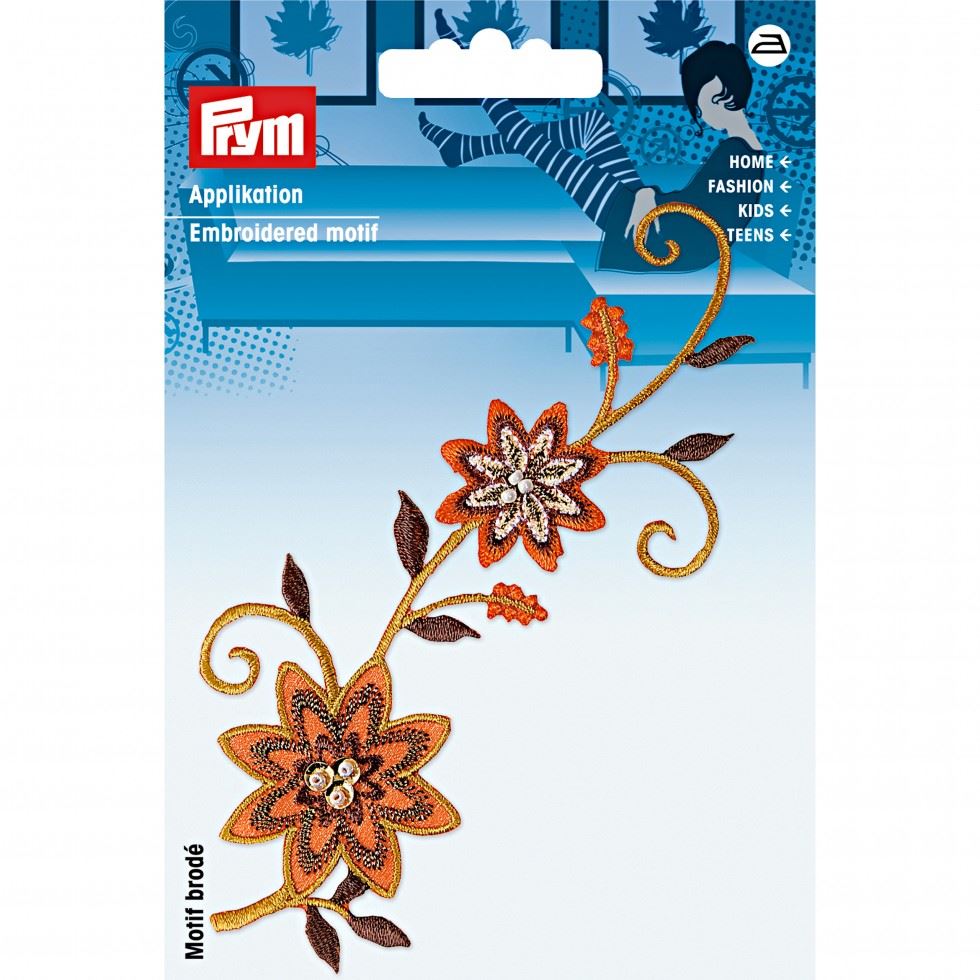 Prym Patch Motif Flower Pearl