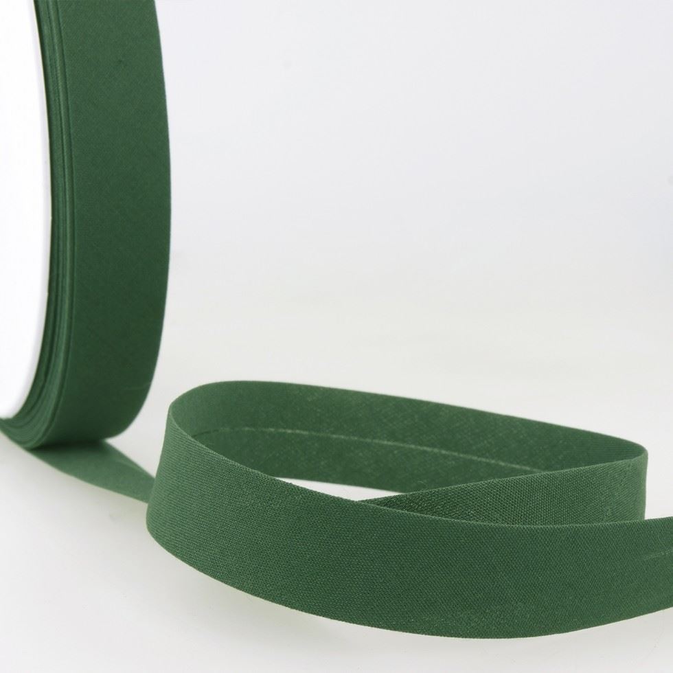 Stephanoise Polycotton Bias Binding Tape Deep Green
 