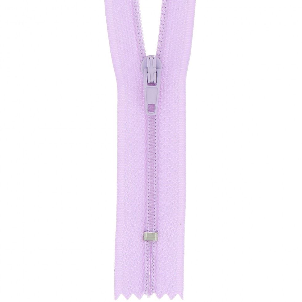 Milward Nylon Dress & Skirt Closed End Zips Light Orchid