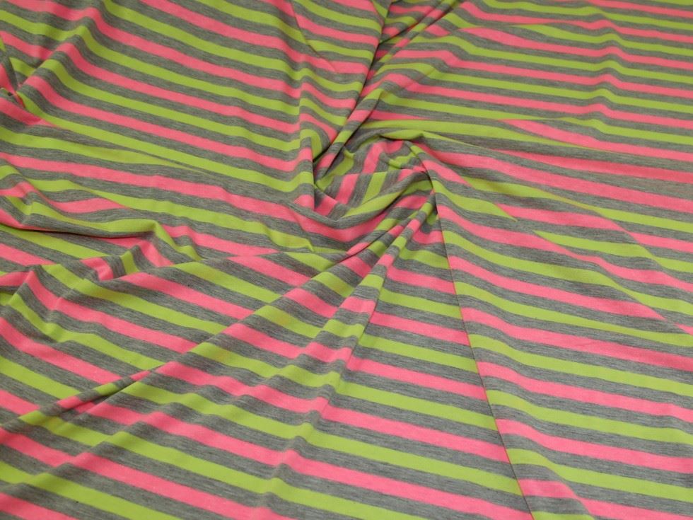 Lady Mcelroy Multicoloured Polyester Jersey Stretch Knit Fabric
