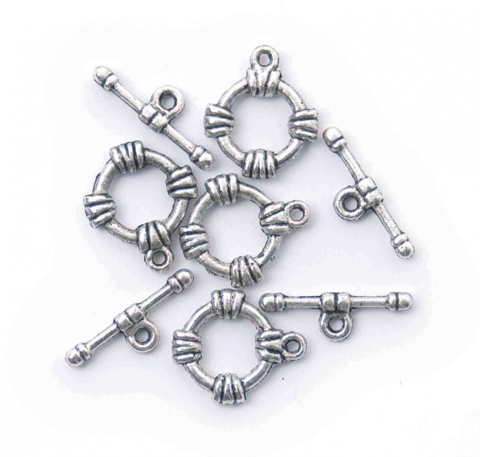 Craft Factory Silver Toggle Clasp Findings