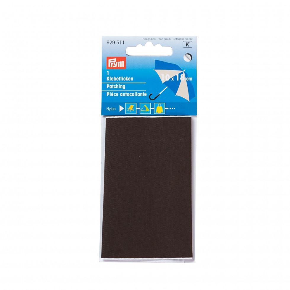 Prym Nylon Self Adhesive Repair Patch Brown
 
