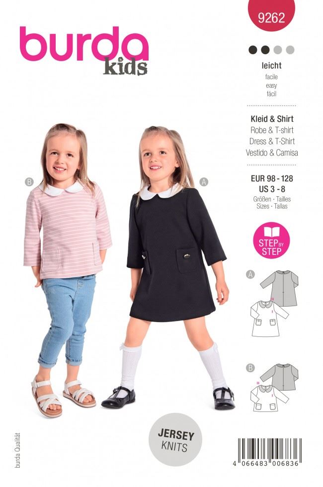 Burda Paper Sewing Pattern 9262
 