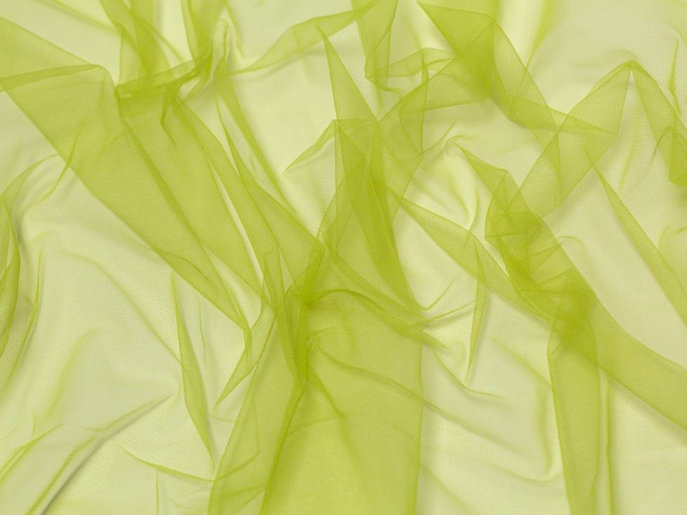 Minerva Core Range Dolce Vita Soft Italian Tulle Fabric Kiwi
 