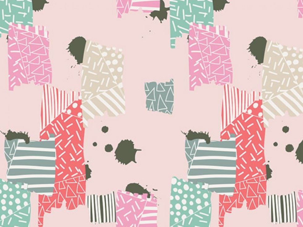 Art Gallery Fabrics Chalk and Paint 100% Cotton Poplin Fabric Spark