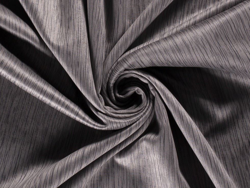 Foiled Faux Suede Stretch Knit Fabric Grey
 