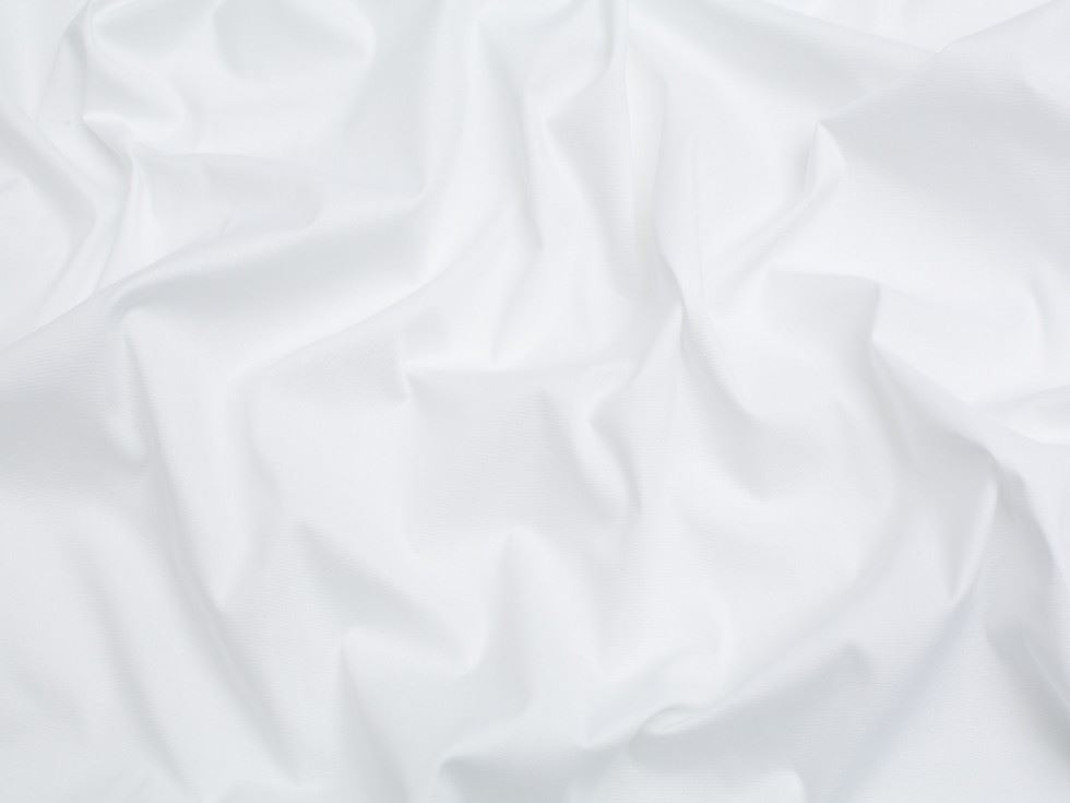 Minerva Core Range White Bci Stretch Woven Cotton Poplin Fabric