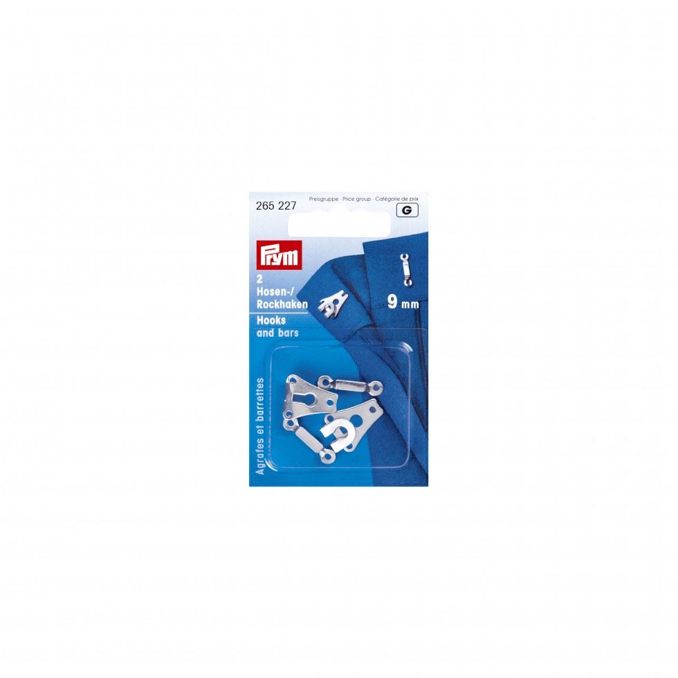 Prym Hook & Bar Fasteners Silver
 