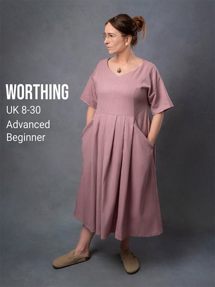 Sussex Seamstress Paper Sewing Pattern Worthing Dress
 