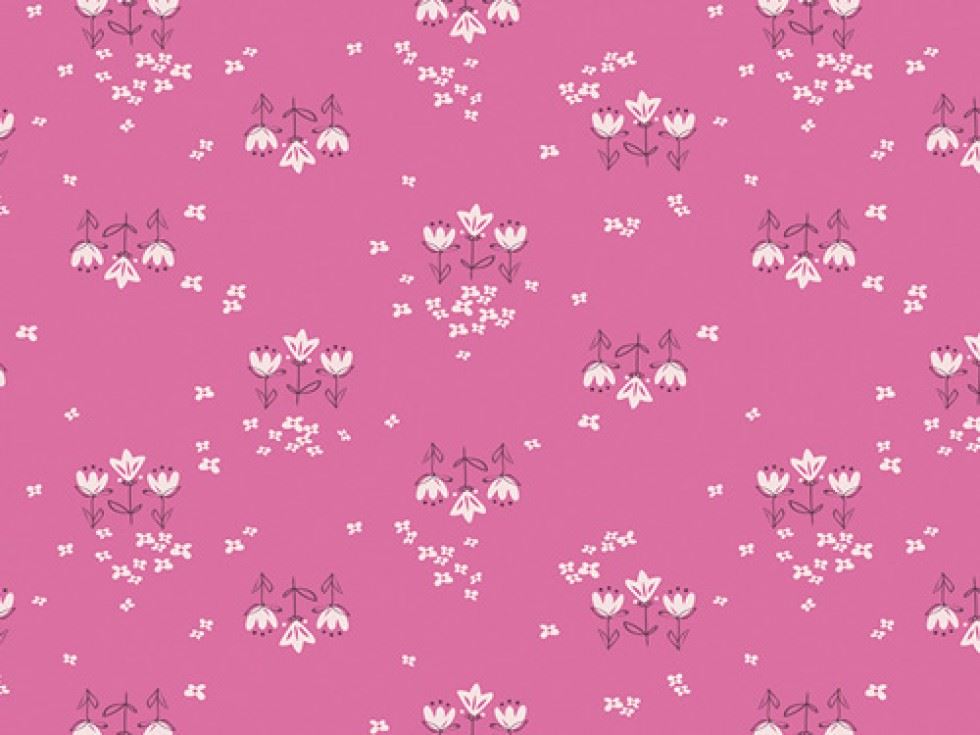 Art Gallery Fabrics Playground 100% Cotton Poplin Fabric Pinktense