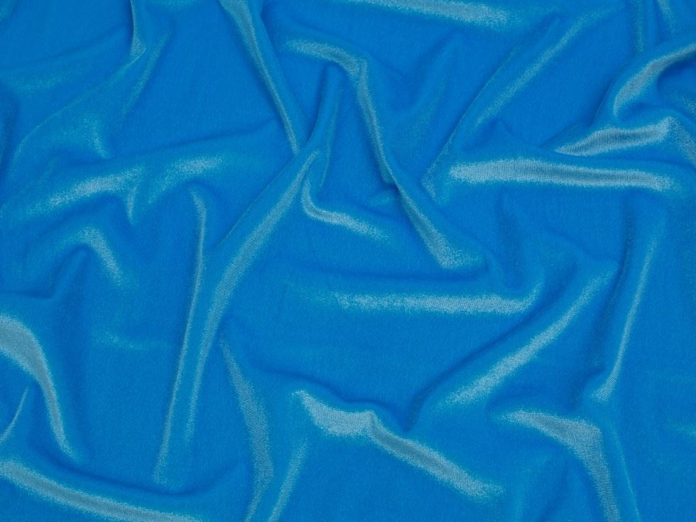 Minerva Core Range Kingfisher Panne Velvet Stretch Knit Fabric