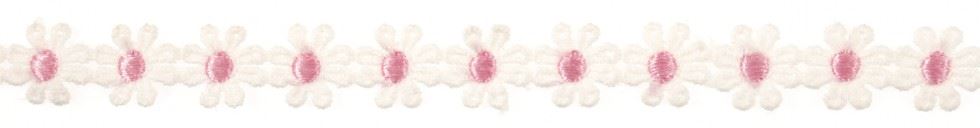 Essential Trimmings Light Pink Flower Guipure Lace Trim (Value Roll)