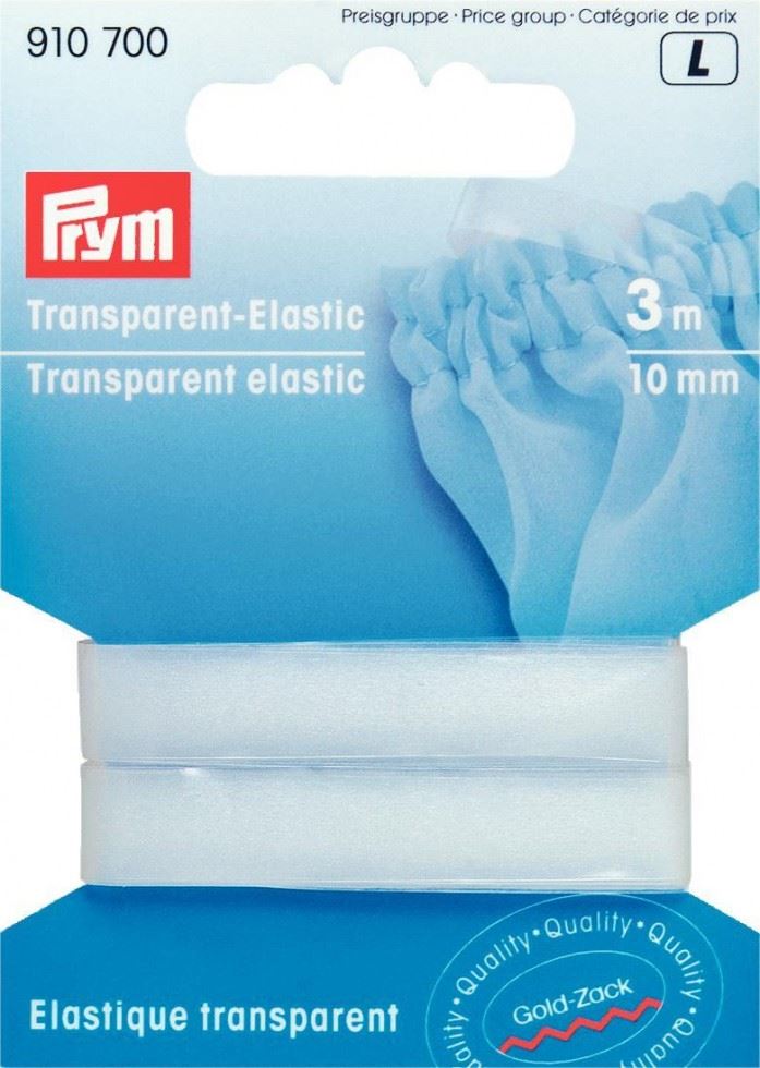 Prym Transparent Elastic Clear