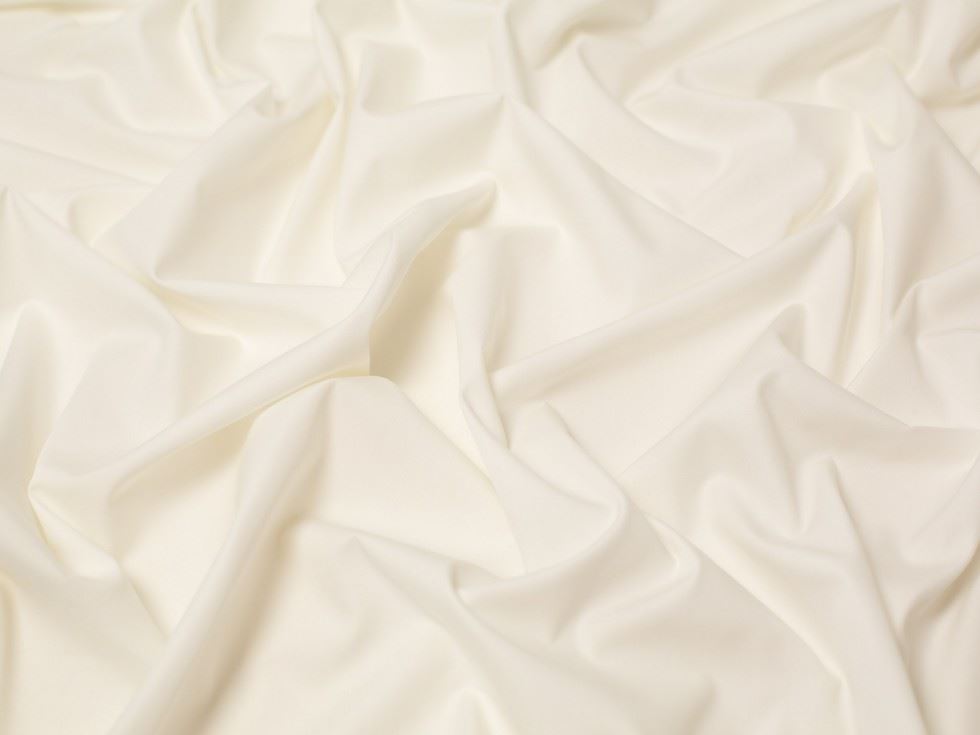Minerva Core Range Ivory Light 100% Cotton Poplin Fabric
