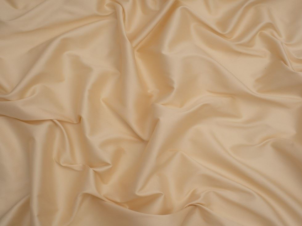 Minerva Core Range Sand Faux Silk Effect Taffeta Fabric