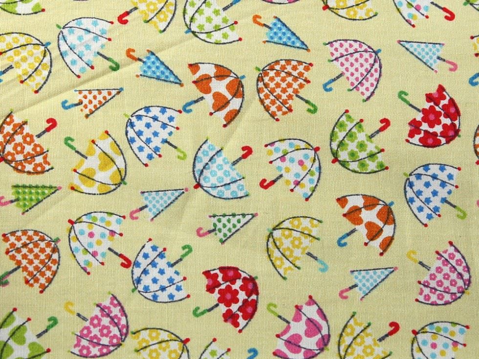 100% Cotton Poplin Fabric Lemon