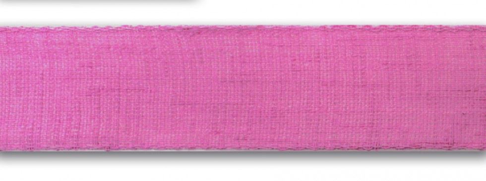 Rose Pink Natural Ribbon (Value Roll)