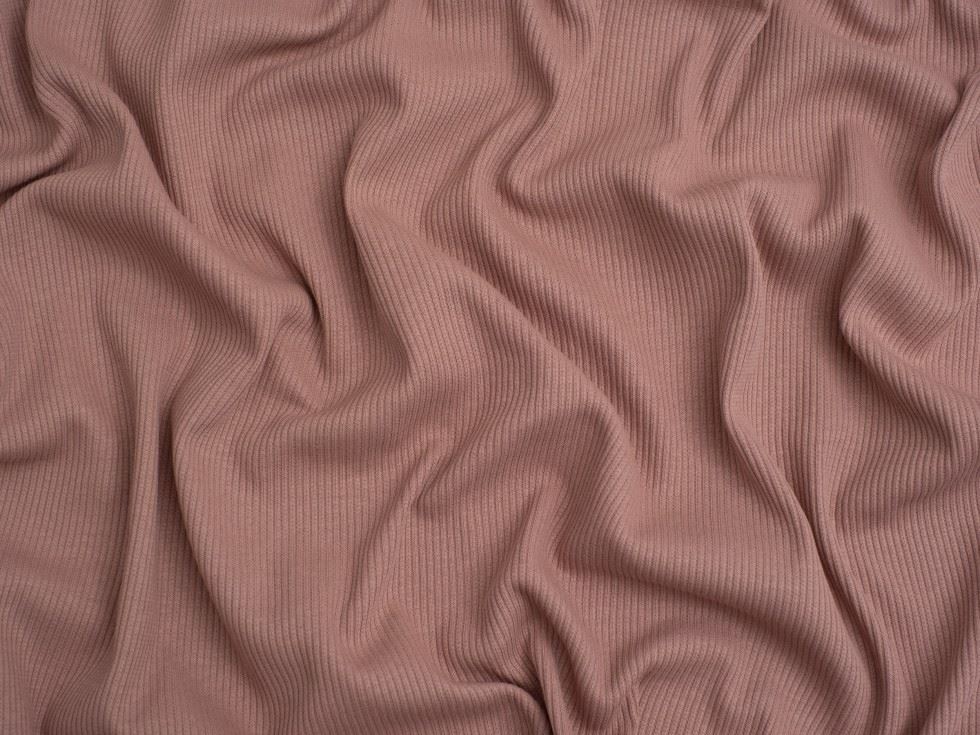 Minerva Core Range Cotton Rib Stretch Knit Fabric Lavender
 