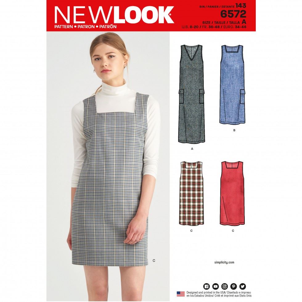 New Look Paper Sewing Pattern 6572
 
